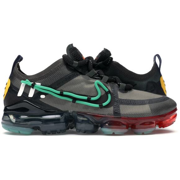 Nike Cactus Plant Flea Market x Air VaporMax 2019 Sneakers Black Neon 6.5 - Picture 1 of 7